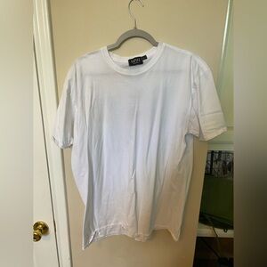 Boohooman Mens White Graphic T-Shirt Size Large